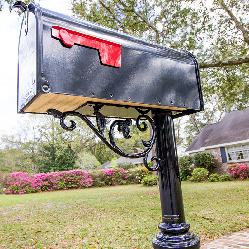 Vandalet Mailbox Co. 56" H InGround Decorative Post Wayfair